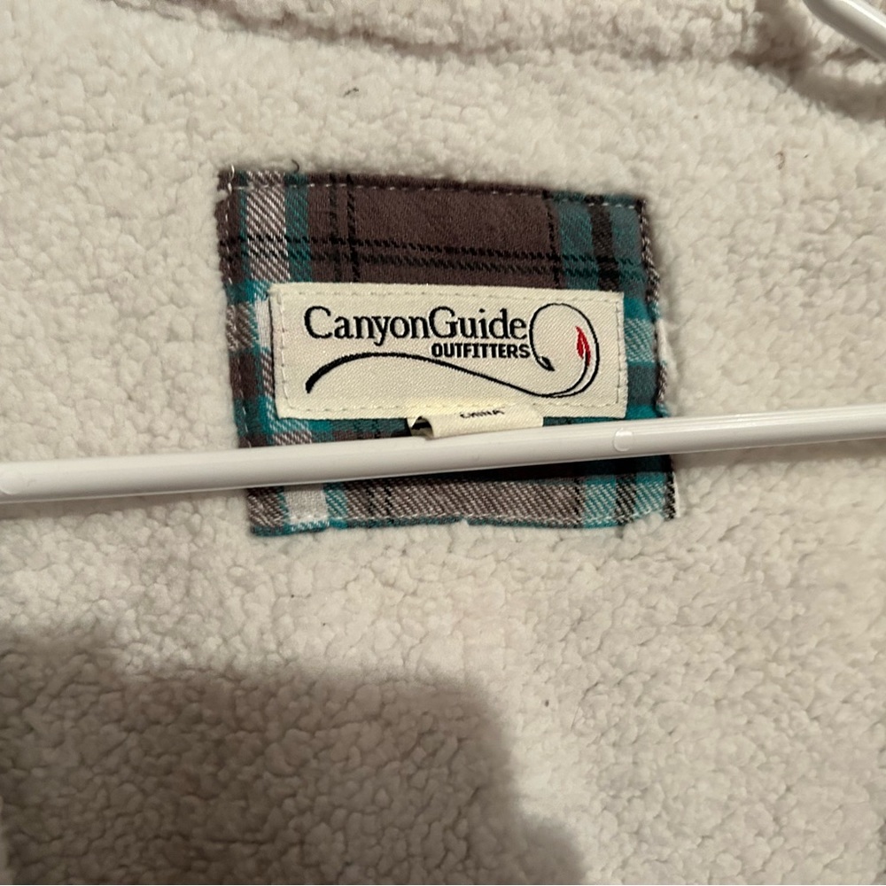 Great plaid lined shirt jacket